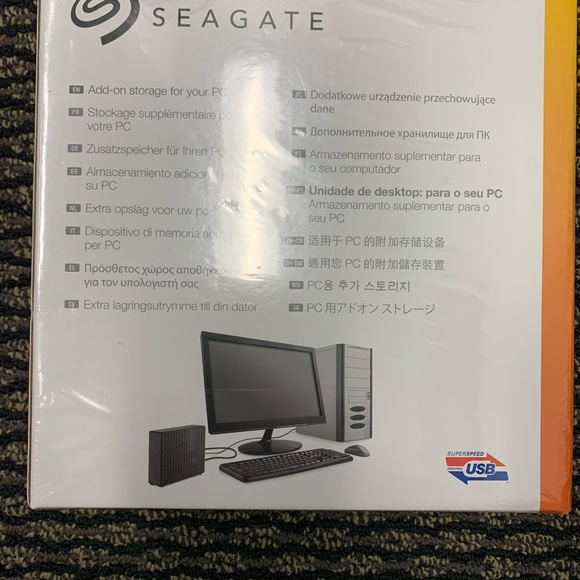 Seagate 8 TB External Hard Disk storage device - Picture 2 of 4